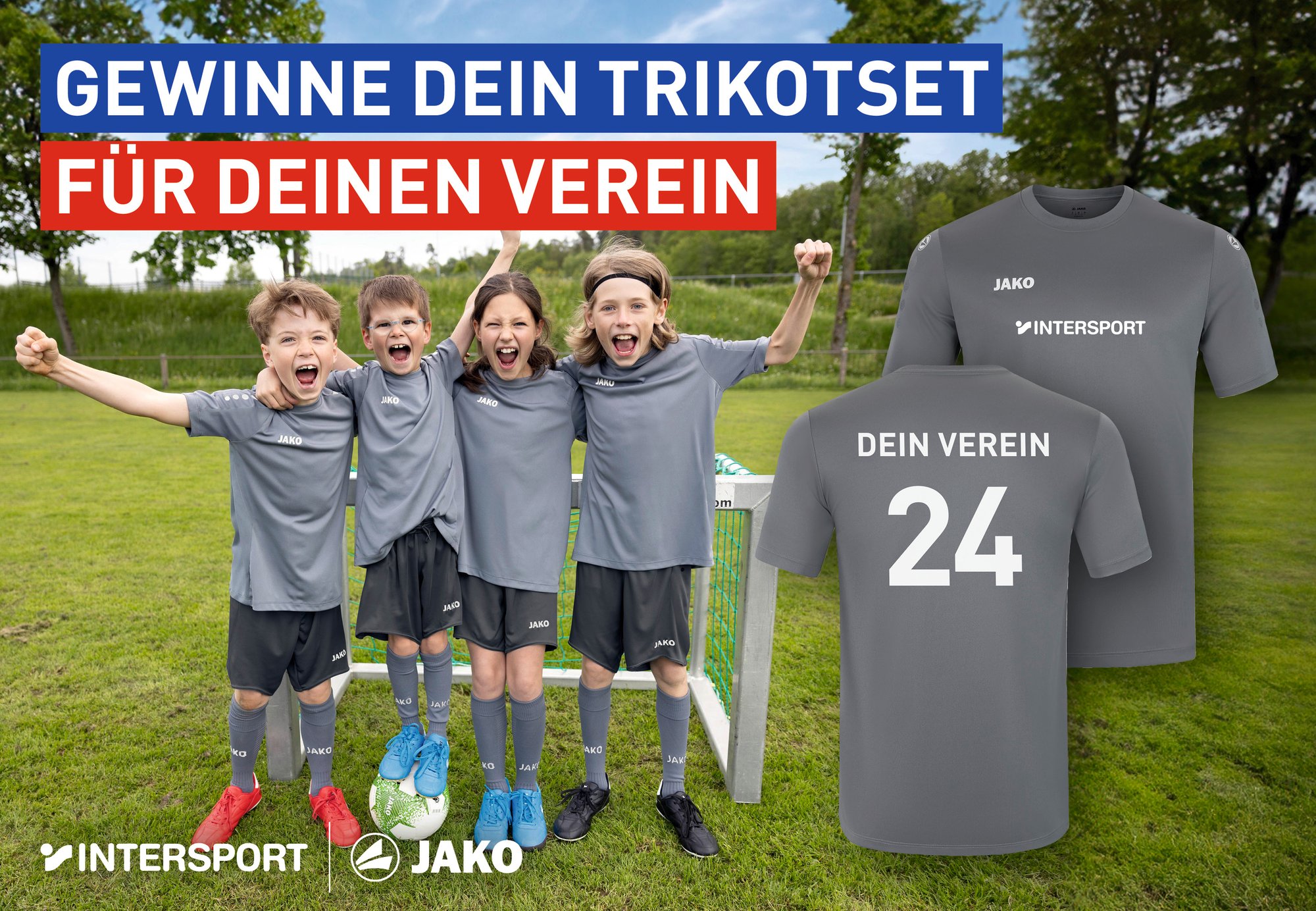 Trikotaktion INTERSPORT x JAKO x BILD