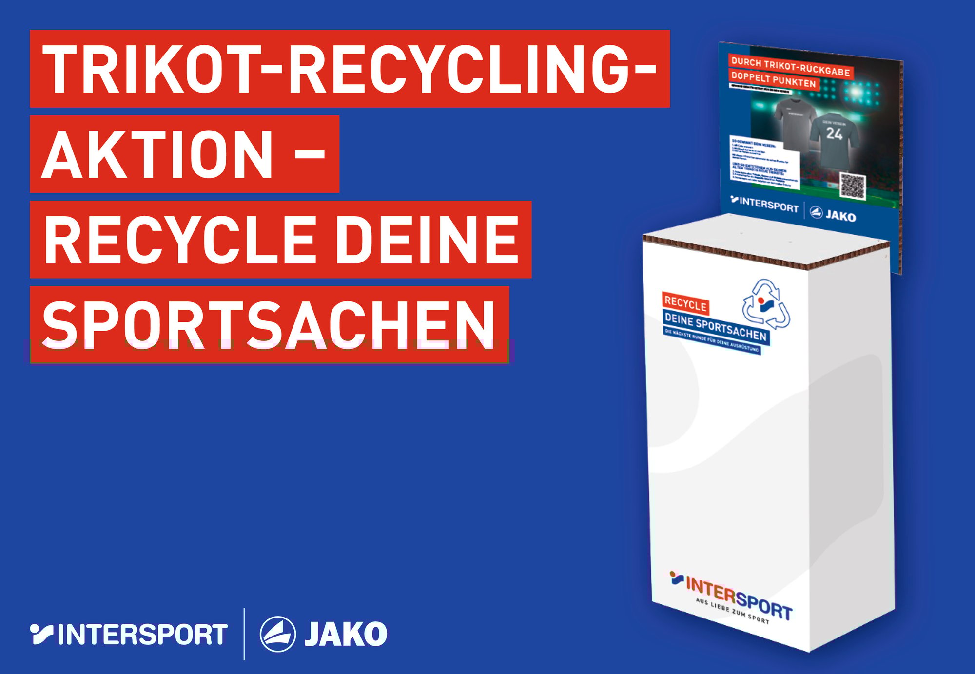 Trikot-Recycling-Aktion INTERSPORT x JAKO
