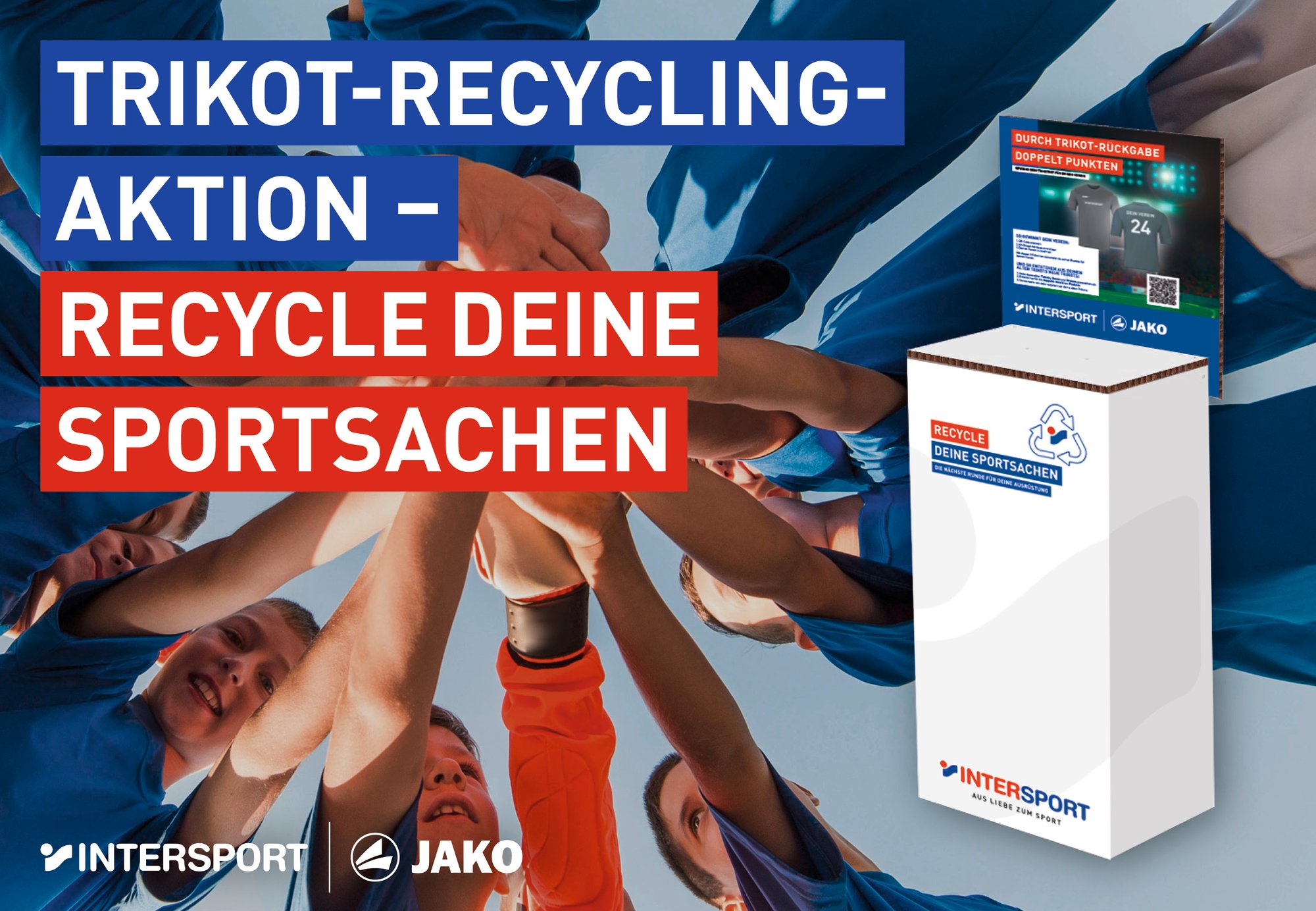 Trikotaktion INTERSPORT x JAKO x BILD