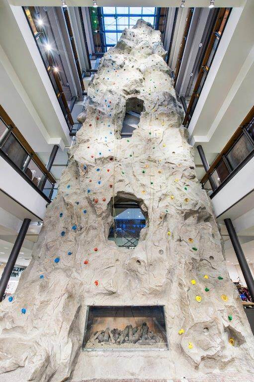 Kletterwand bei engelhorn sports