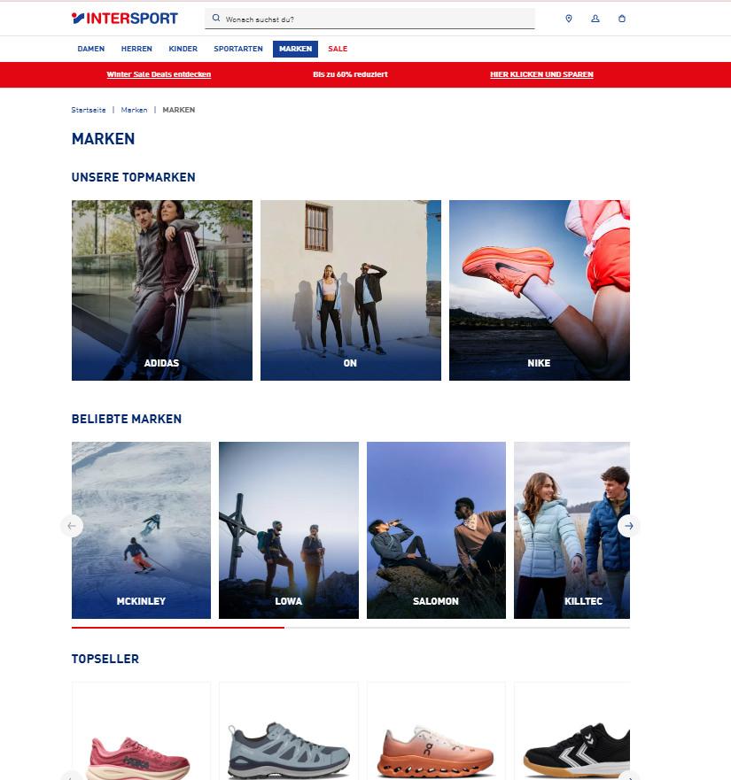 INTERSPORT DEUTSCHLAND ENTWICKELT INTERSPORT.DE ZUR UMFASSENDEN OMNICHANNEL-PLATTFORM WEITER